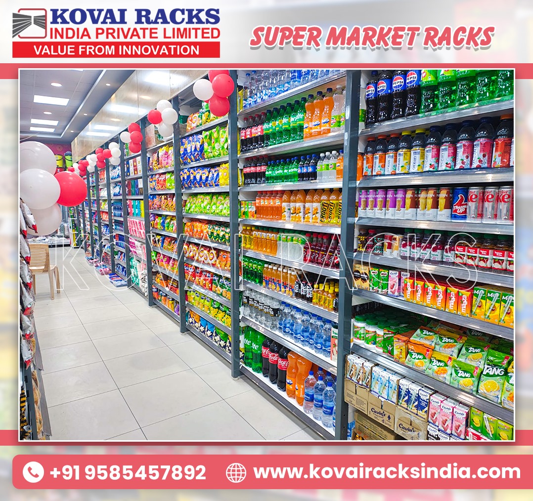 Space-Saving Supermarket Rack Designs Perfect for Coimbatore’s Compact Stores